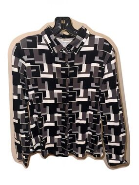 Street One Abstract Button-Up Shirt